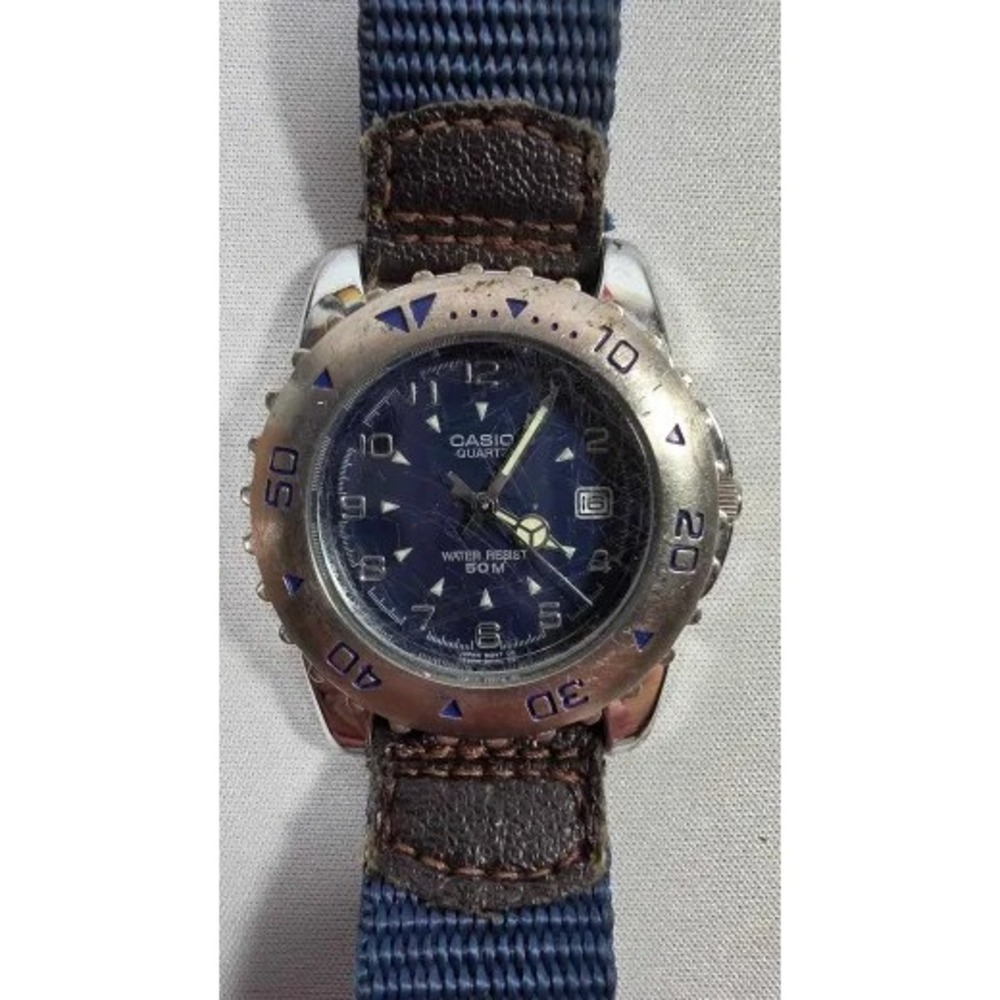 Casual CASIO MTP-3004 (1342) Japan Movement 42mm Analog Diver Watch - Running